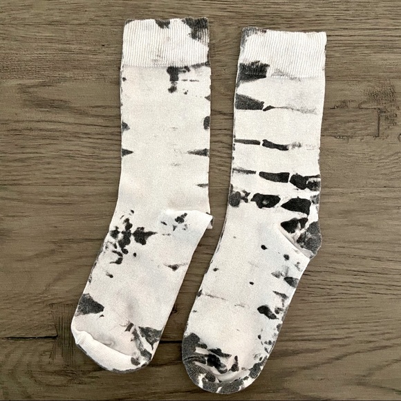 Other - Black & White Tie Dye Socks